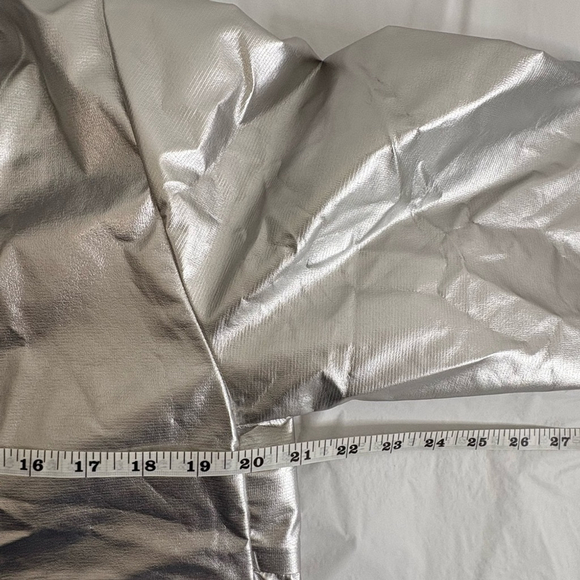 Lululemon Lab | Metallic Foil Hooded Jacket | Relaxed Fit | Sz XS | Silver | EUC - Picture 6 of 8